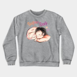 Super soft cat baby Crewneck Sweatshirt